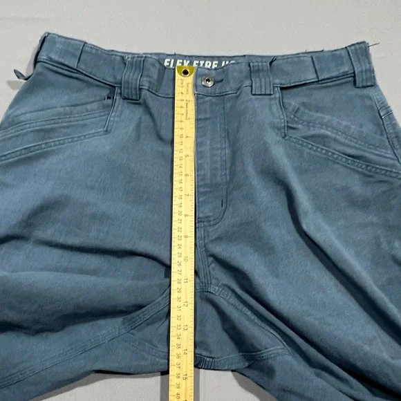 Duluth Trading Flex Fire Hose Sweat Management Carpenter Pants Blue Men 36x34 - Picture 9 of 16